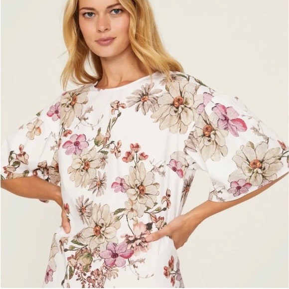 Adam Lippes Collective Floral Top Size 0 - Picture 2 of 7
